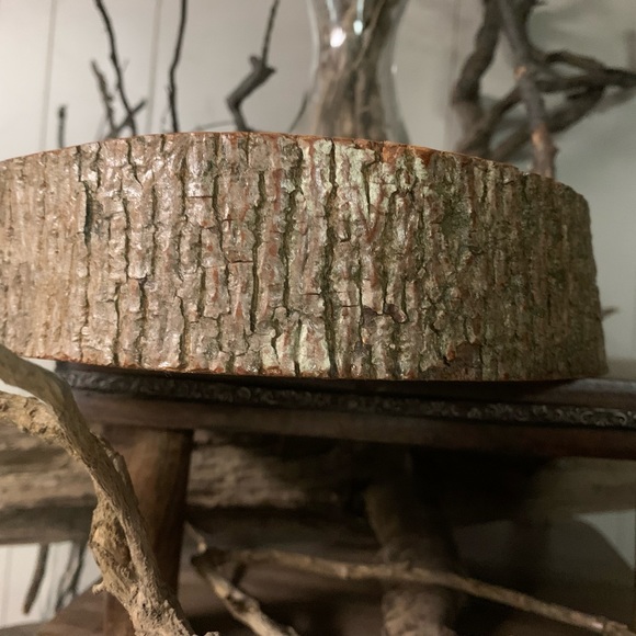 SOLD Hand Wood Burn Round - Picture 6 of 6